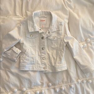 Cat & Jack White Jean Jacket Classic Style